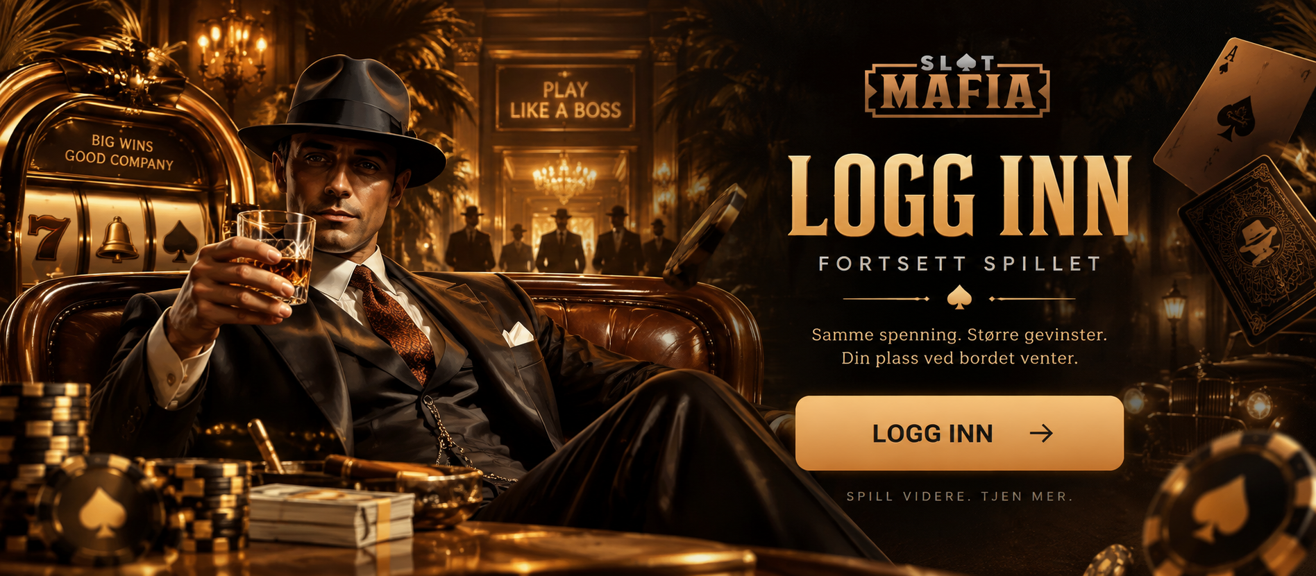 SlotMafia login og registrering – kom raskt i gang